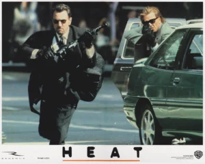 Robert De Niro with Val Kilmer in Michael Mann's Heat (1995)