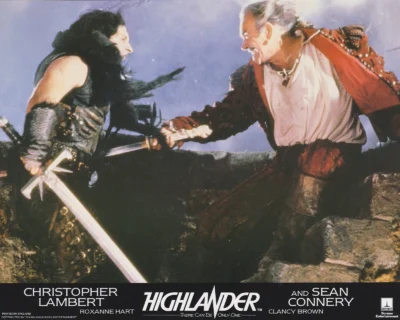 Clancy Brown and Sean Connery