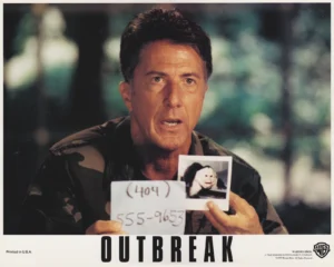 Dustin Hoffman in a scene from Outbreak (1995)