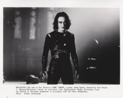 Brandon Lee as The Crow (1994) [vintage press kit photograph!]