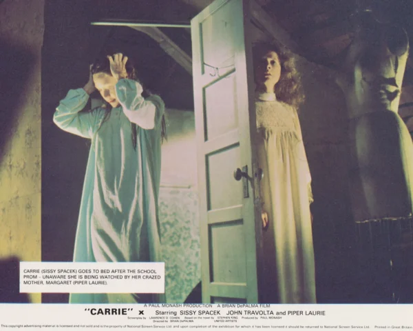 Carrie (Sissy Spacek) goes to bed after the school prom...
