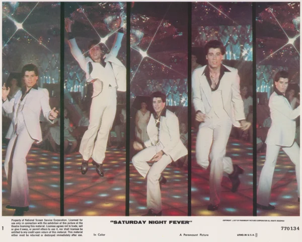 John Travolta starring in John Badham's Saturday Night Fever (1977)