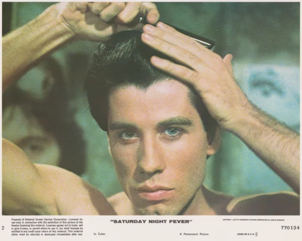 John Travolta starring in Saturday Night Fever (1977)