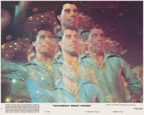 John Travolta starring in Saturday Night Fever (1977)