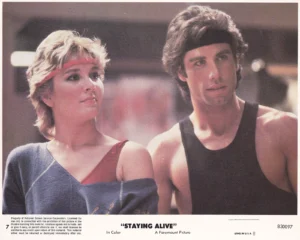 Cynthia Rhodes and John Travolta in Staying Alive (1983)